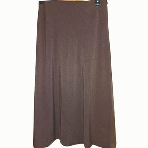 Avenue Brown Stretch Maxi Skirt Size 26